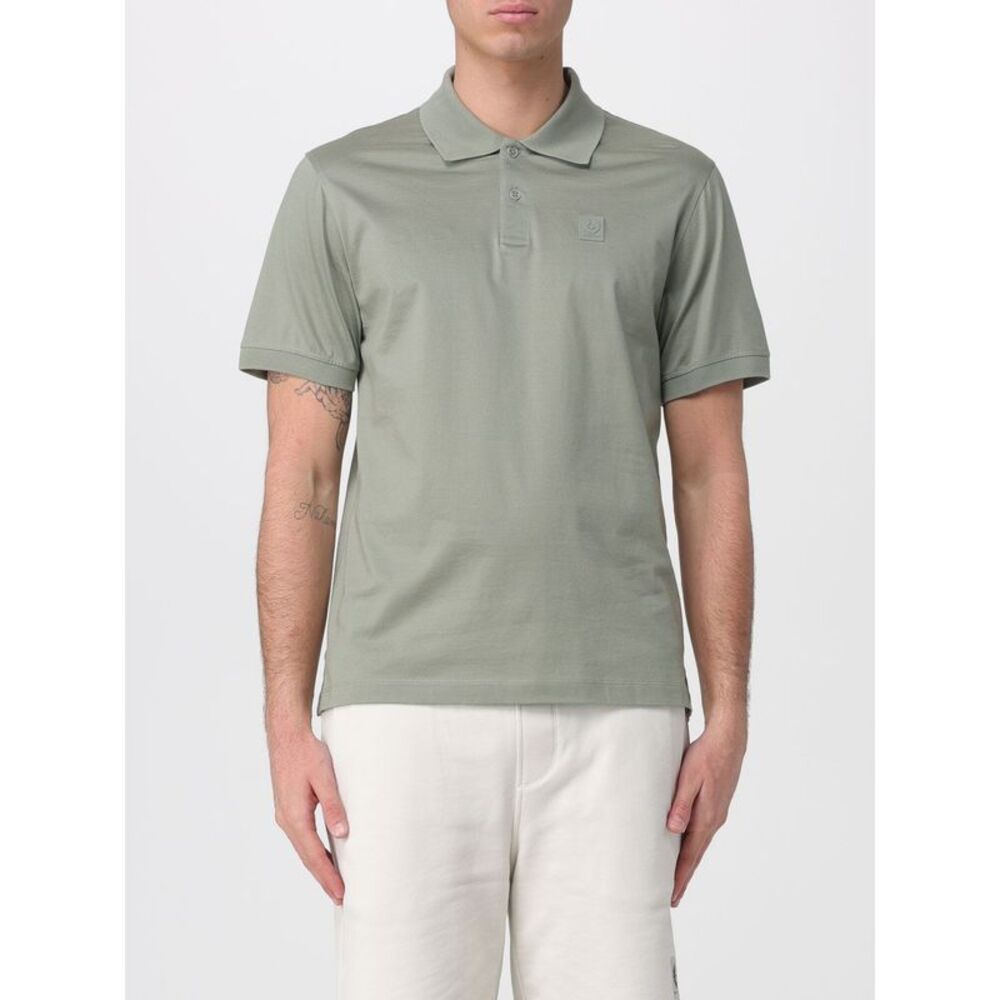 Belstaff Men Cotton Polo With Logo Belstaff